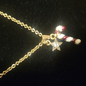 2008 Monet Candy Cane Necklace